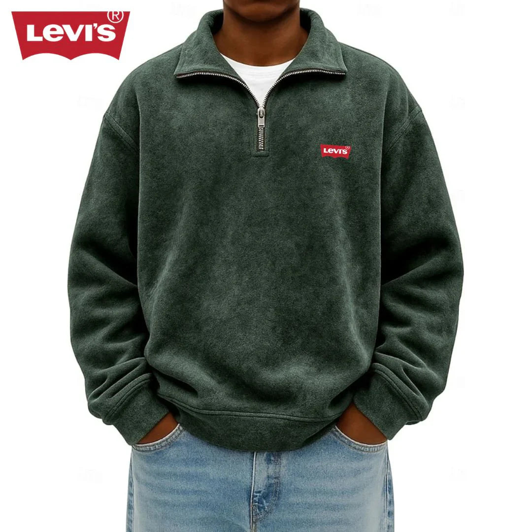 LV™ Men’s Half-Zip Polo Sweatshirt