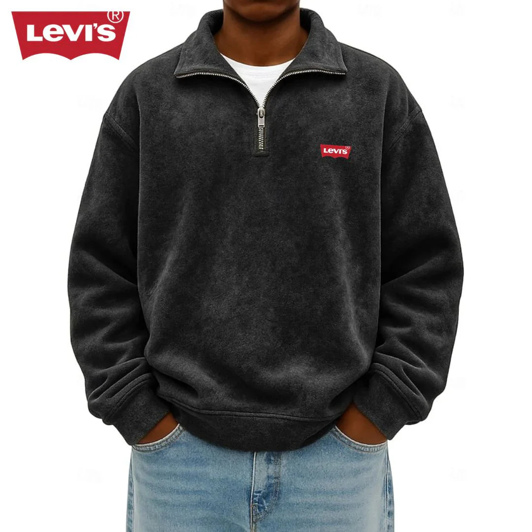 LV™ Men’s Half-Zip Polo Sweatshirt