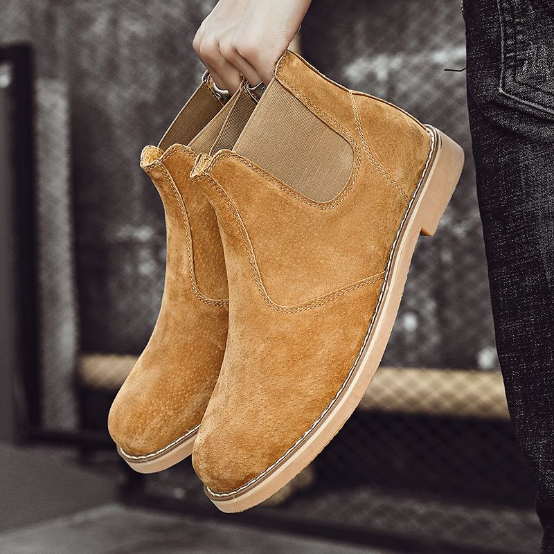 Montaro Suede Chelsea Ankle Boots