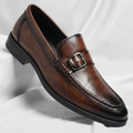 Luciano Genuine Italian Leather Slip-On Shoes