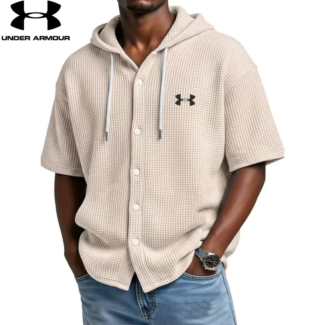 UA™ Waffle Knit Hooded Shirt