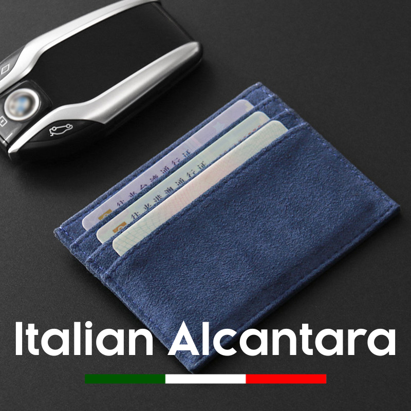 Cavallo Italian Alcantara Leather Wallet