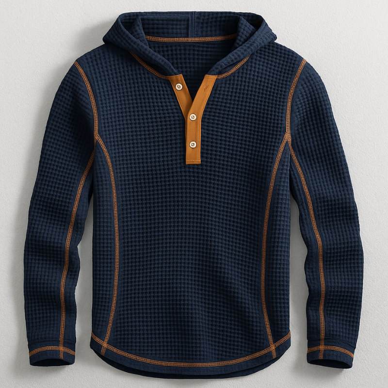 Lucas Waffle Knit Hoodie