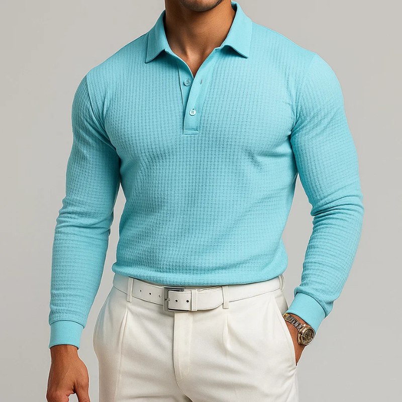 Veneto Long-Sleeve Polo Shirt
