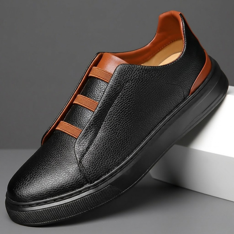 Genuine Leather Chelsea Sneakers