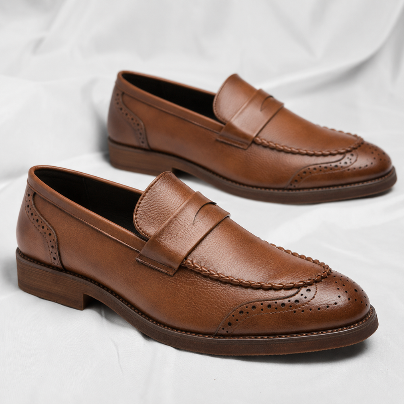 Santino Leather Classic Penny Loafers