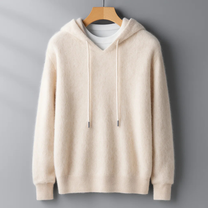 Marco Cashmere Pullover Hoodie