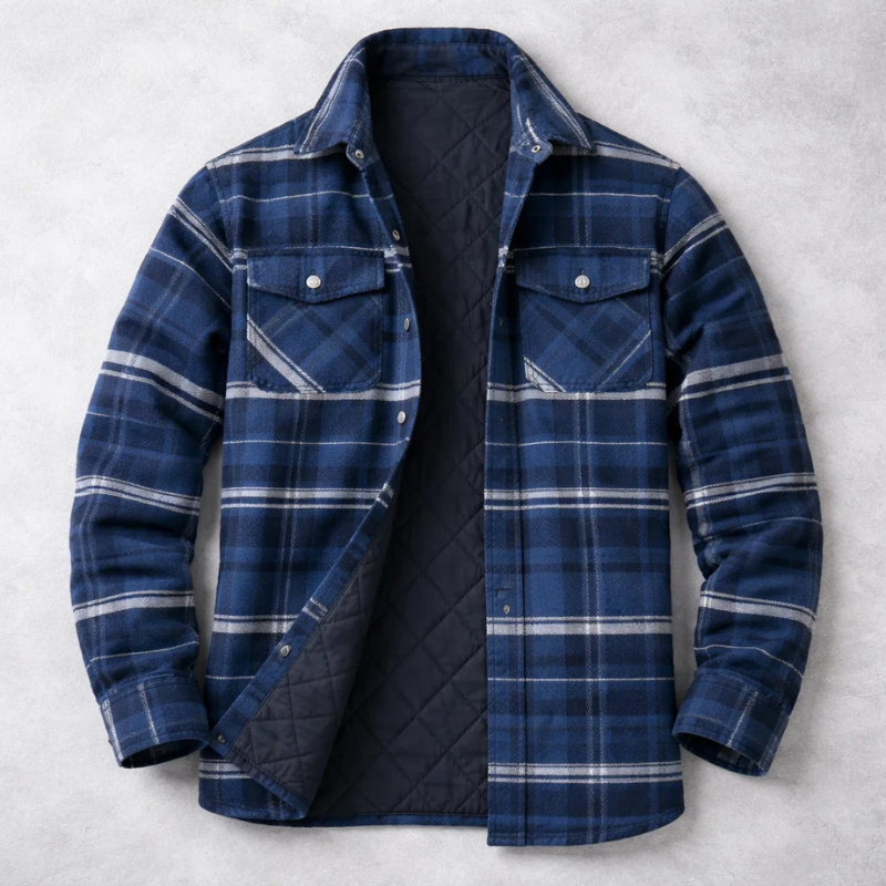 Hudson Plaid Flannel Jacket