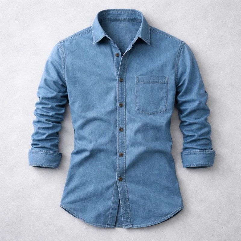 Premium Sterling Denim Shirt