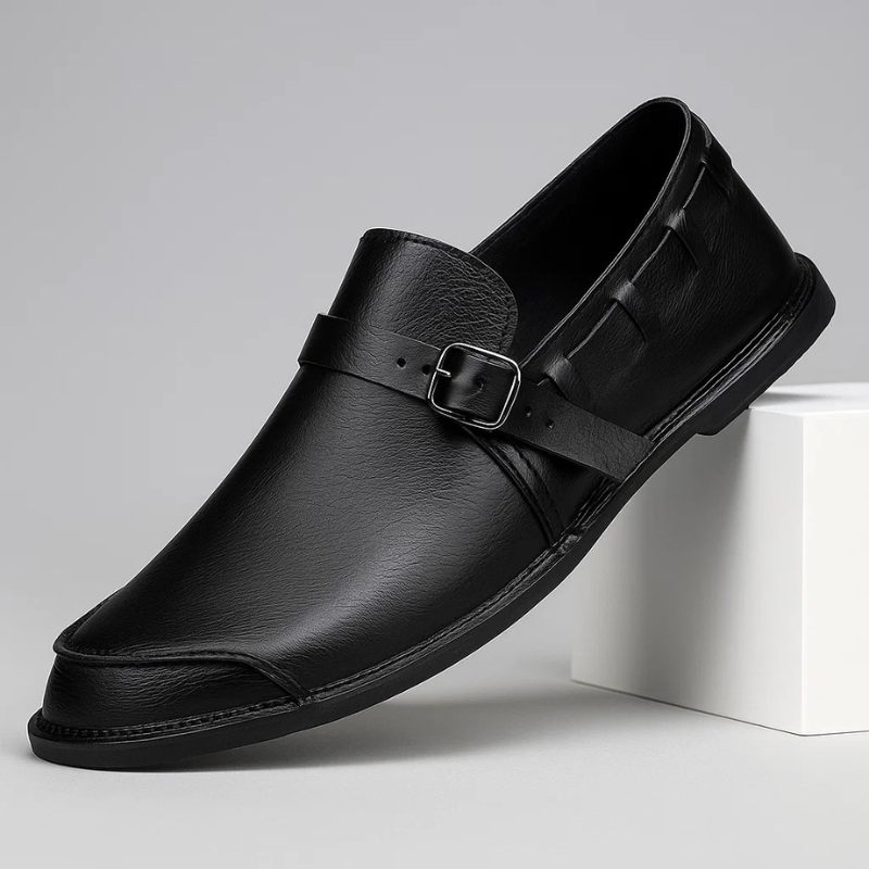 Authentic Leather Loafers by Leonardo