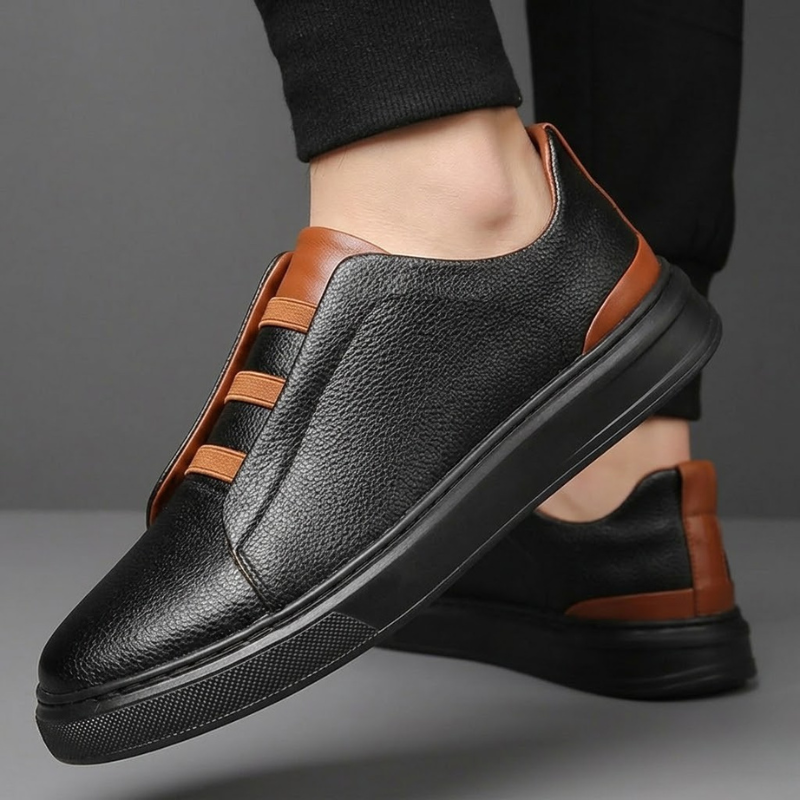 Genuine Leather Chelsea Sneakers