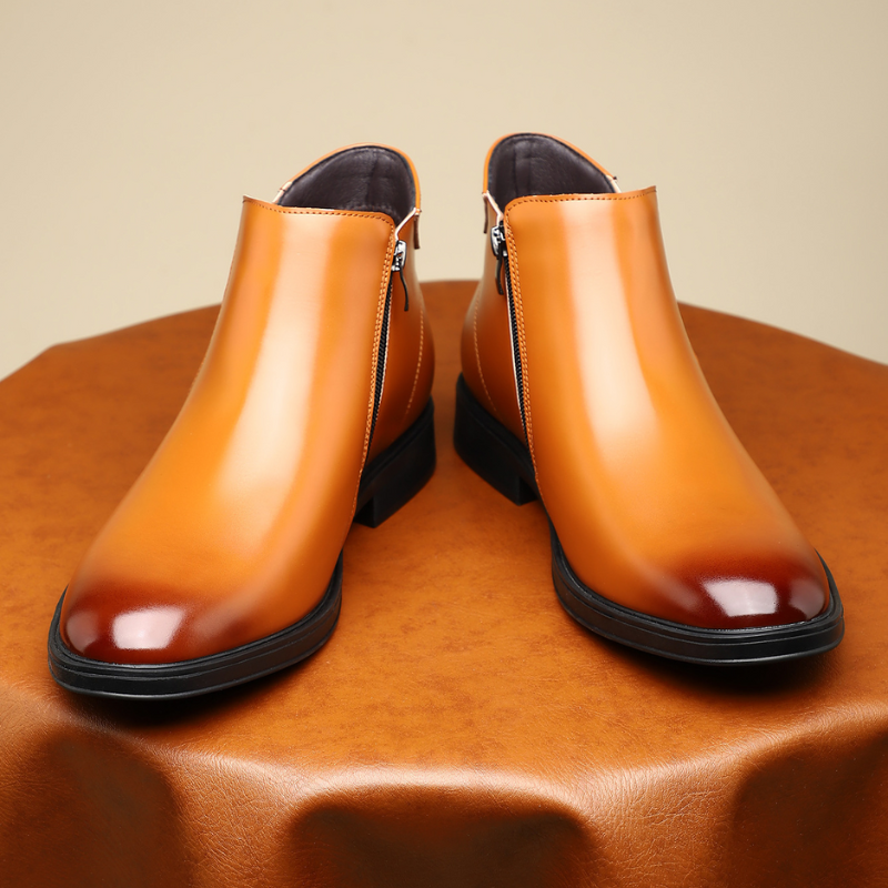 Premium Leather Chelsea Boots