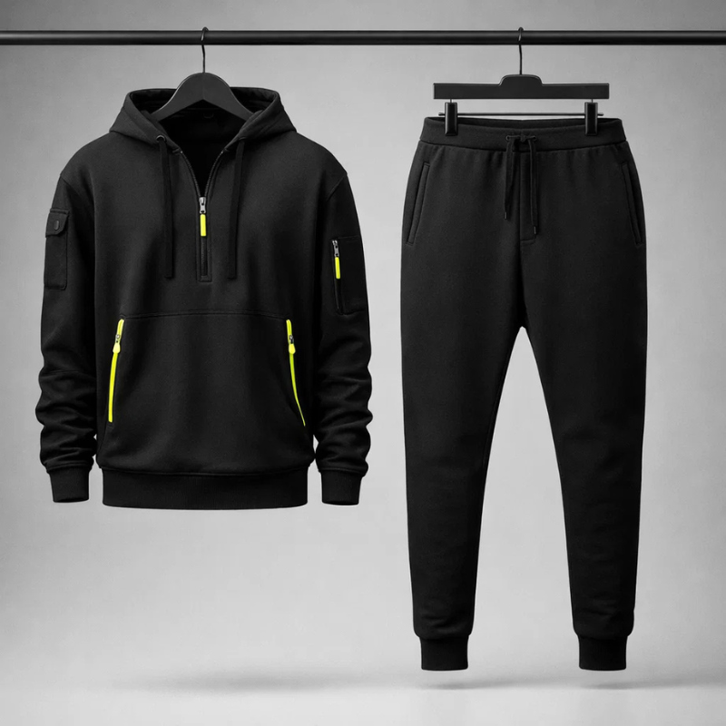 Trendy Tech Tracksuit Ensemble