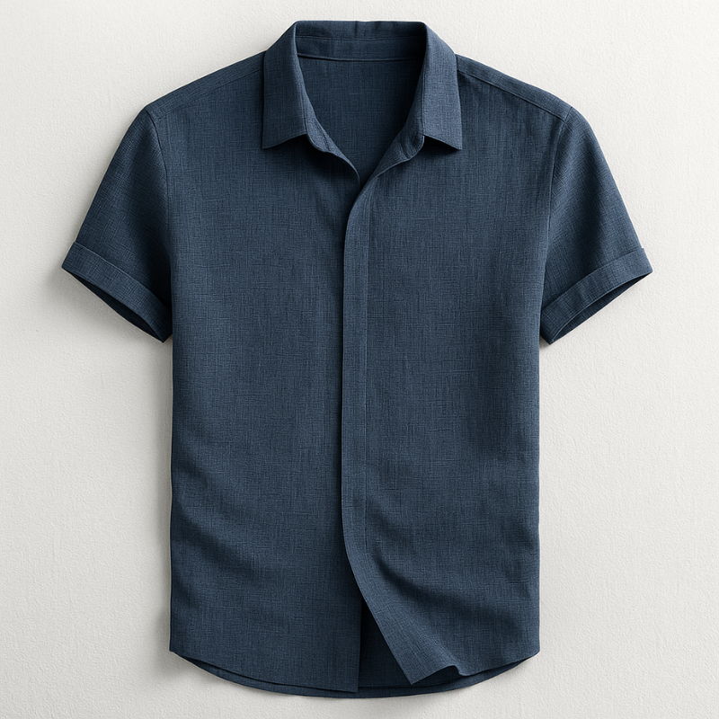 Hudson Button-Up Shirt with Collar