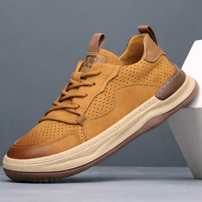Italian Leather Sneakers by Carlo