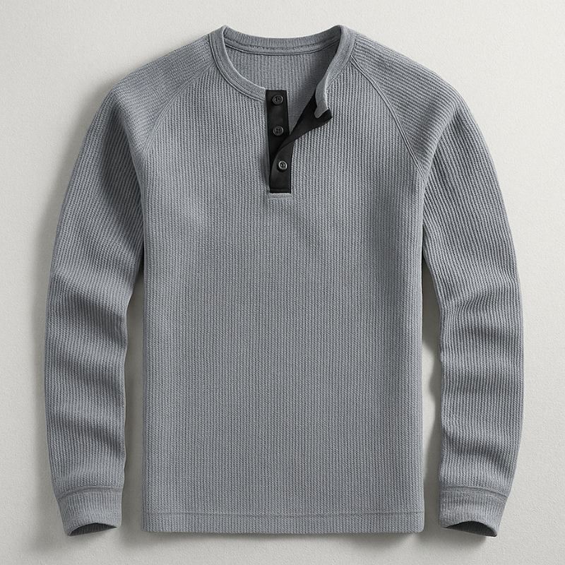 Brooks Long Sleeve Henley Shirt