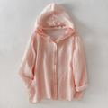 Anya Taylor Linen Pullover Hoodie