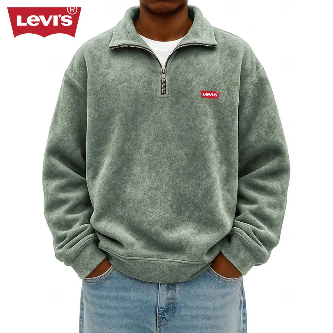 LV™ Men’s Half-Zip Polo Sweatshirt