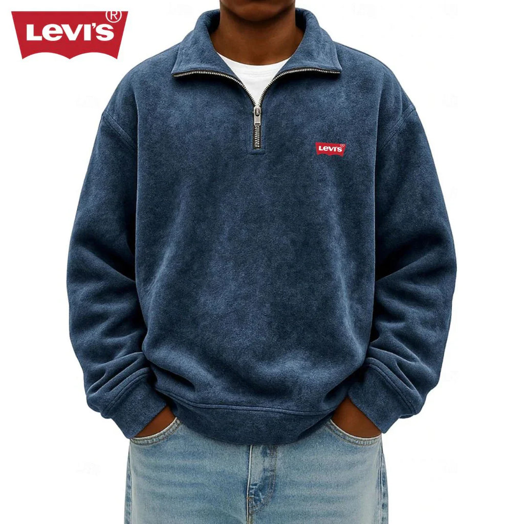 LV™ Men’s Half-Zip Polo Sweatshirt