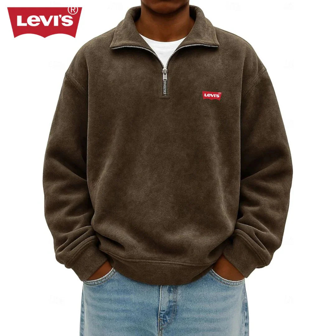 LV™ Men’s Half-Zip Polo Sweatshirt