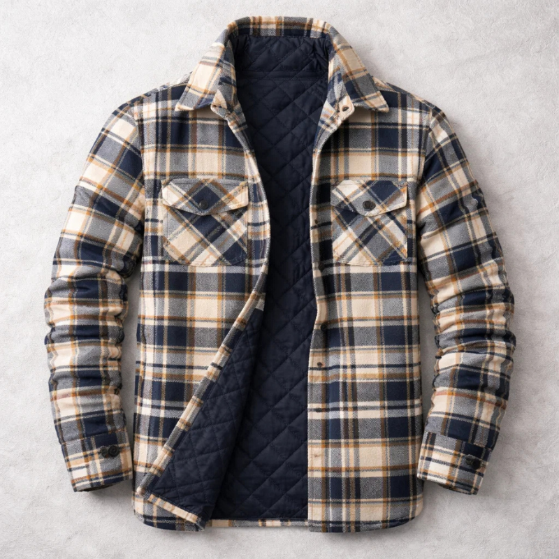 Hudson Plaid Flannel Jacket