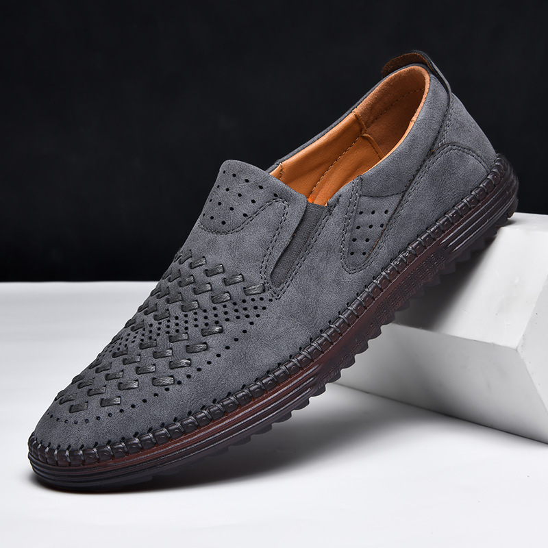Carter Authentic Leather Slip-On Shoes