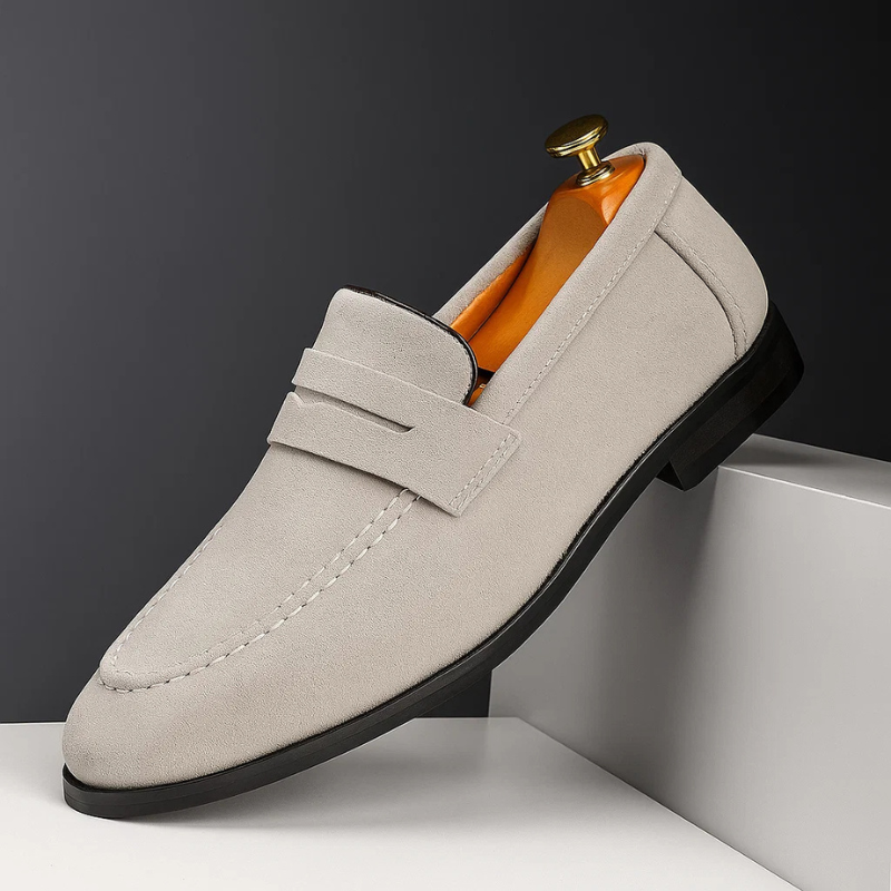 Marco Suede Penny Loafer Shoes