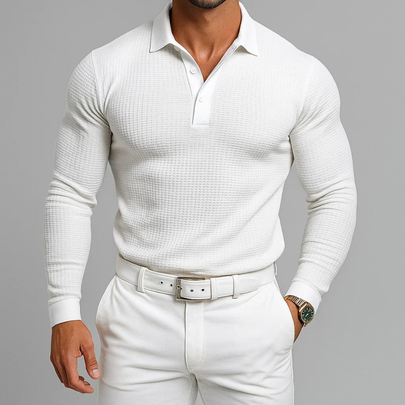 Veneto Long-Sleeve Polo Shirt
