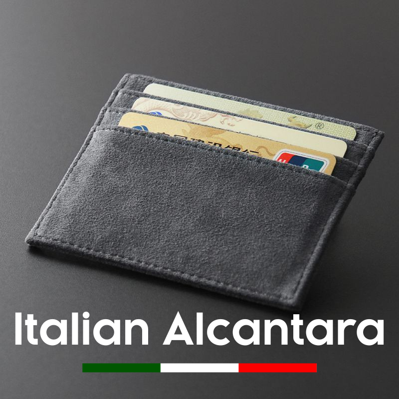 Cavallo Italian Alcantara Leather Wallet