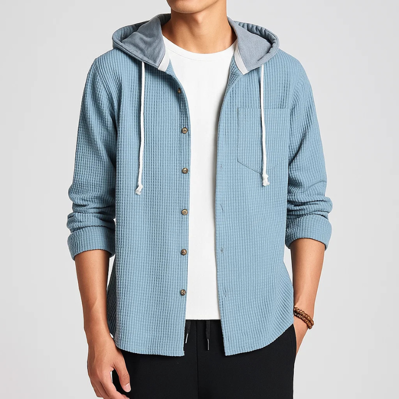 Miller Corduroy Hooded Shirt