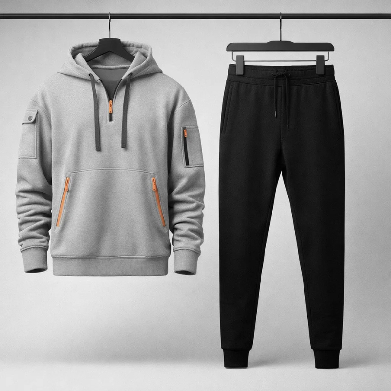 Trendy Tech Tracksuit Ensemble