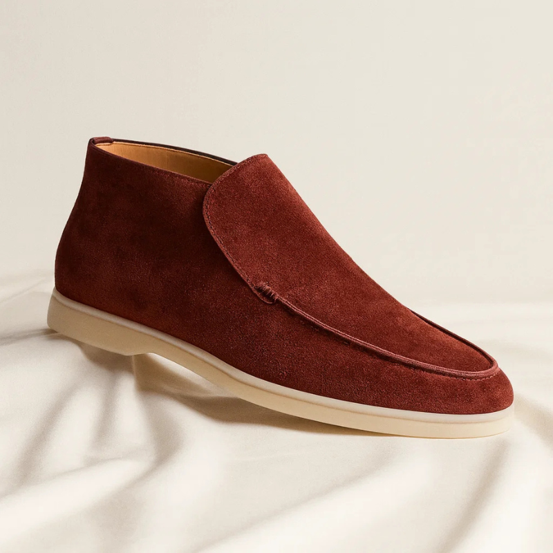 Marco Suede Chukka Slip-Ons