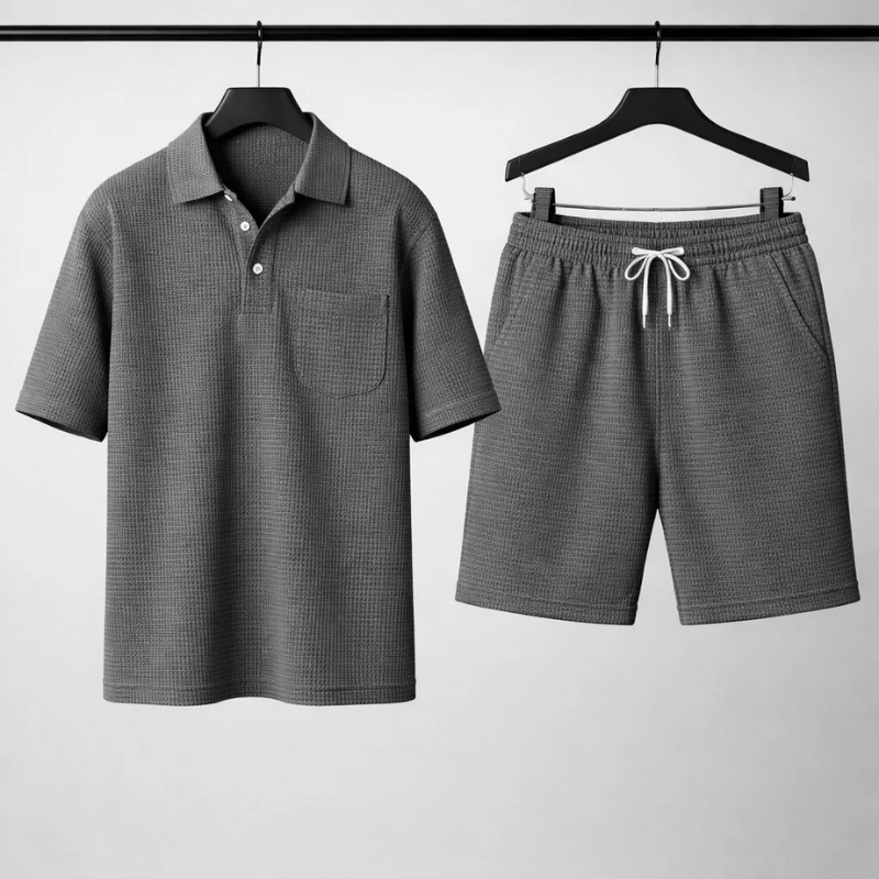 Carter Waffle Knit Ensemble