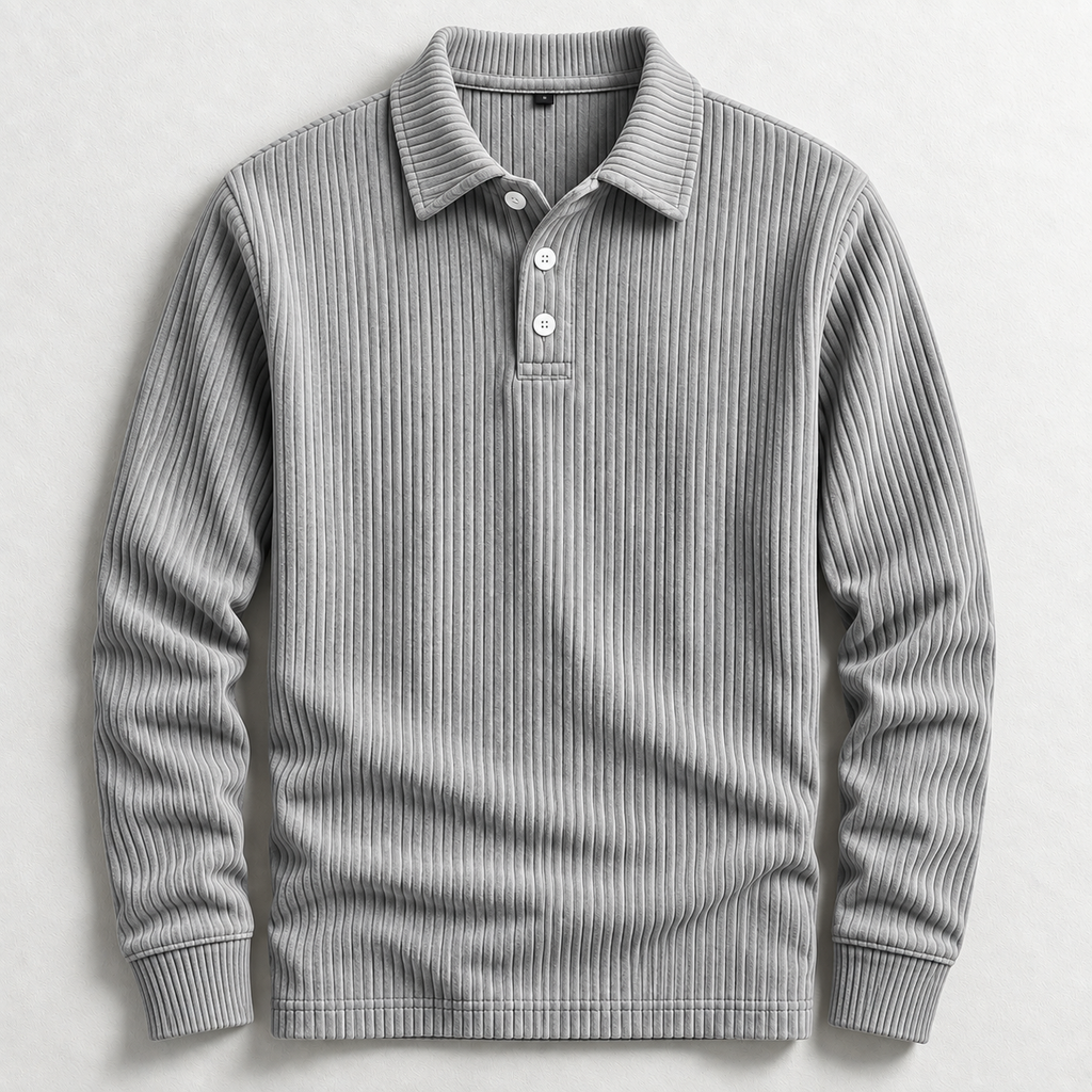 Corduroy Polo Sweater by Hudson