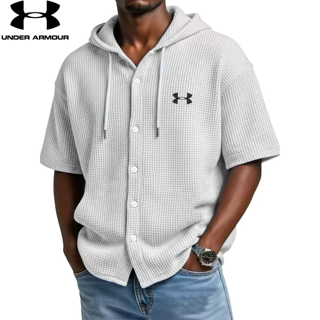 UA™ Waffle Knit Hooded Shirt