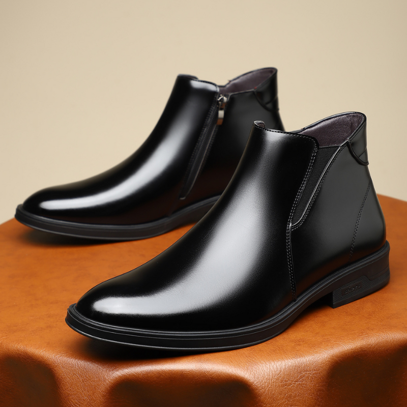 Premium Leather Chelsea Boots