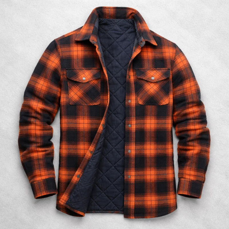 Hudson Plaid Flannel Jacket