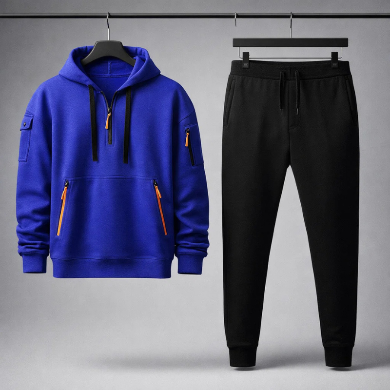 Trendy Tech Tracksuit Ensemble