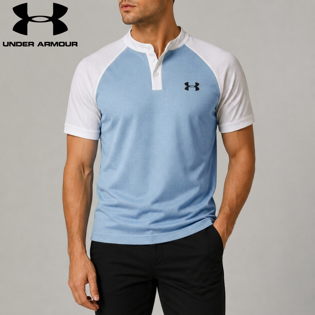 UA™ Refined Contrast Henley Polo