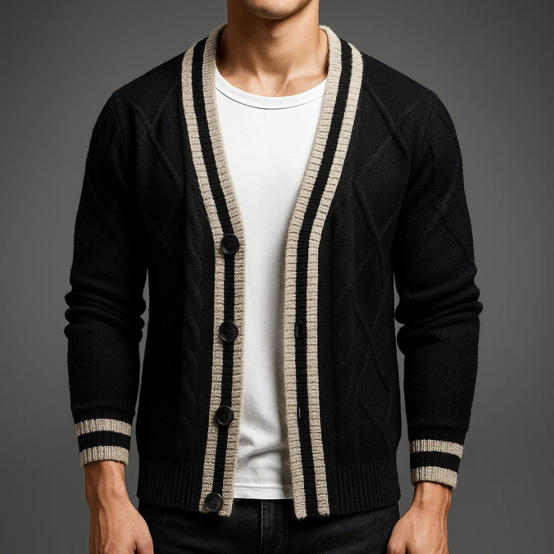 Cristiano Knit Wool Cardigan