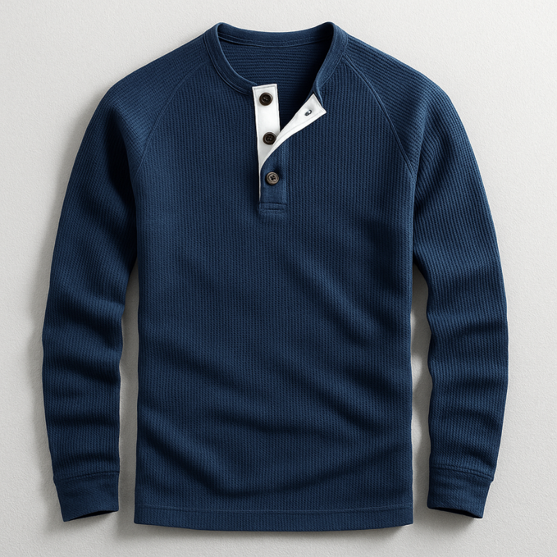 Brooks Long Sleeve Henley Shirt