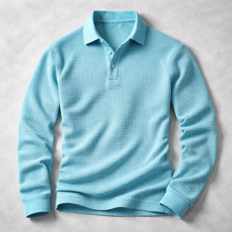 Lusso Long-Sleeve Polo Shirt