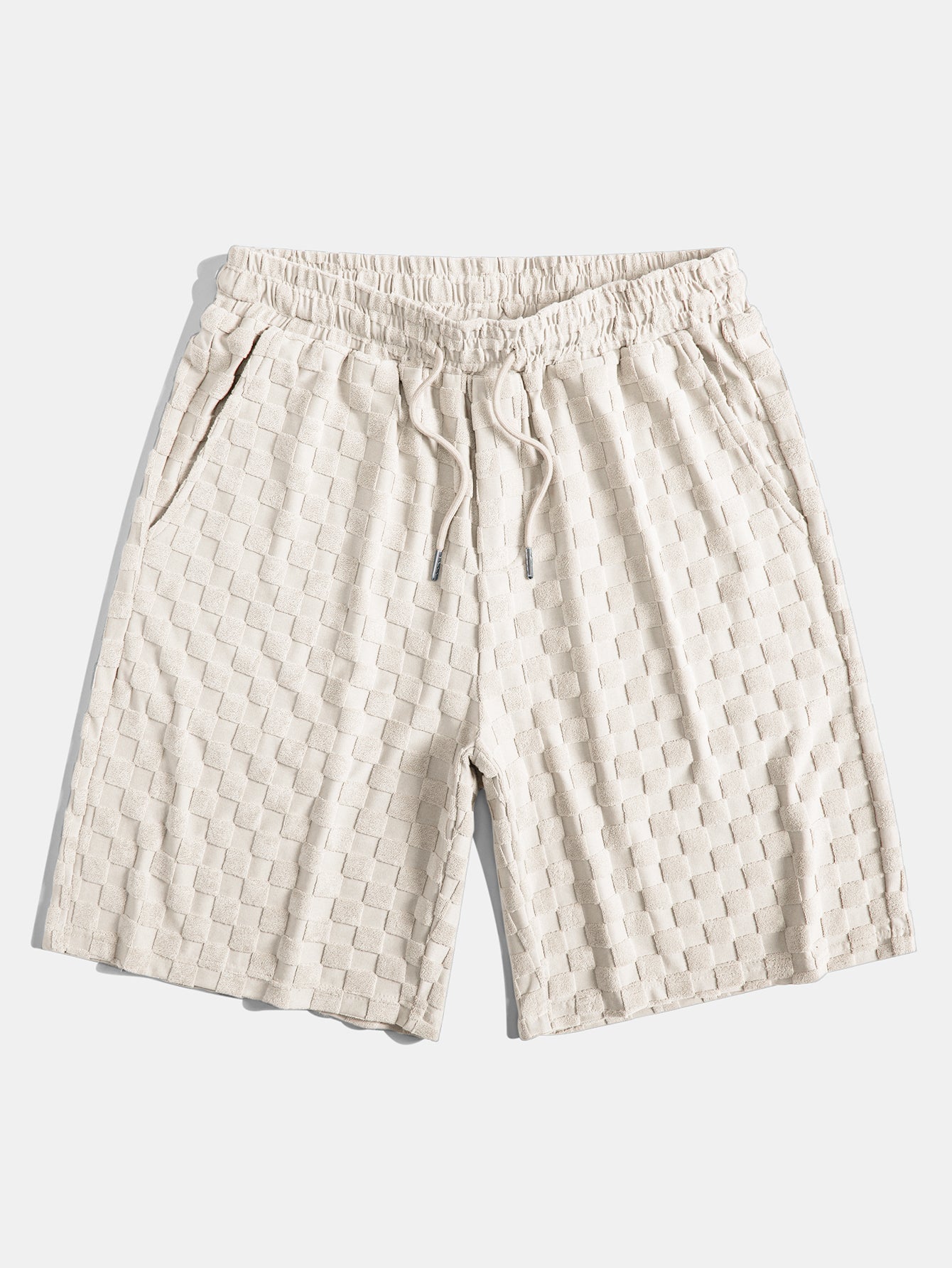 Checkerboard Towel Shorts