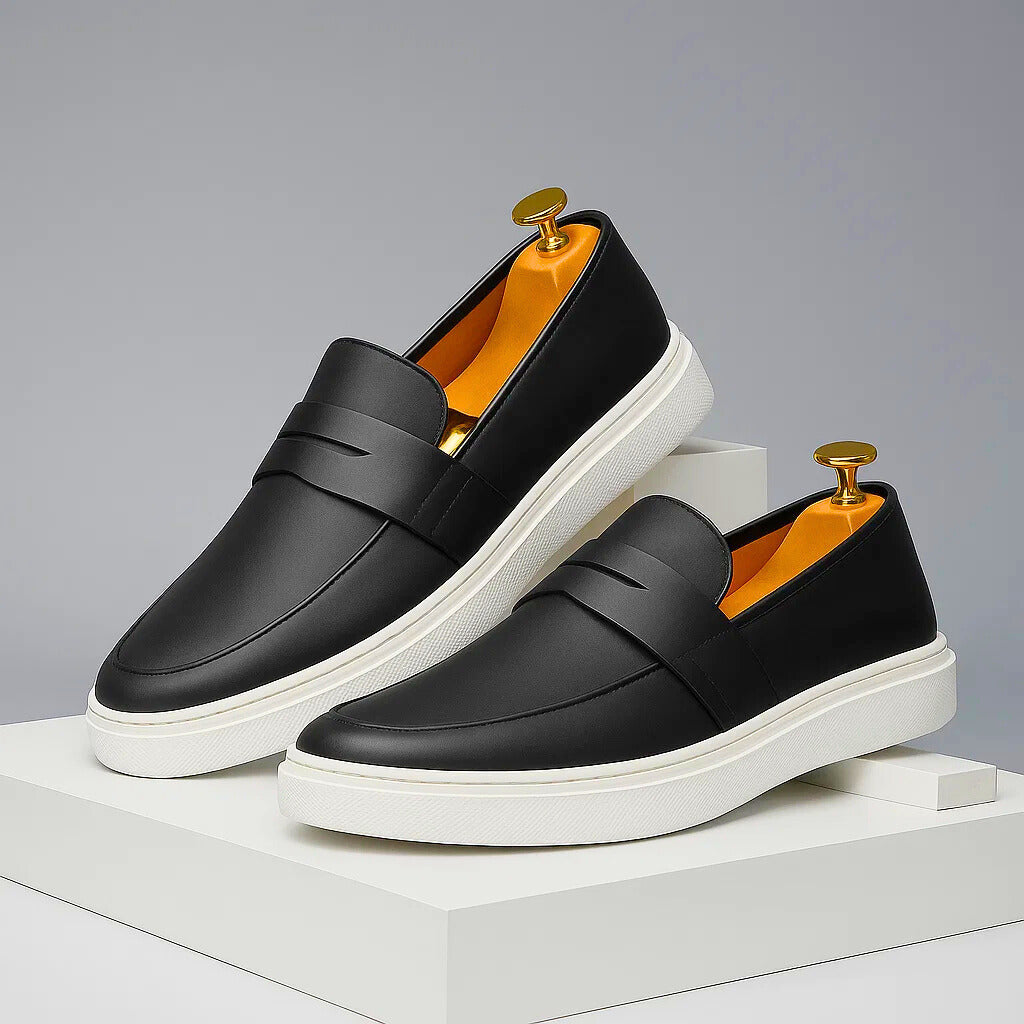 Lusso Italian Penny Loafers for Men