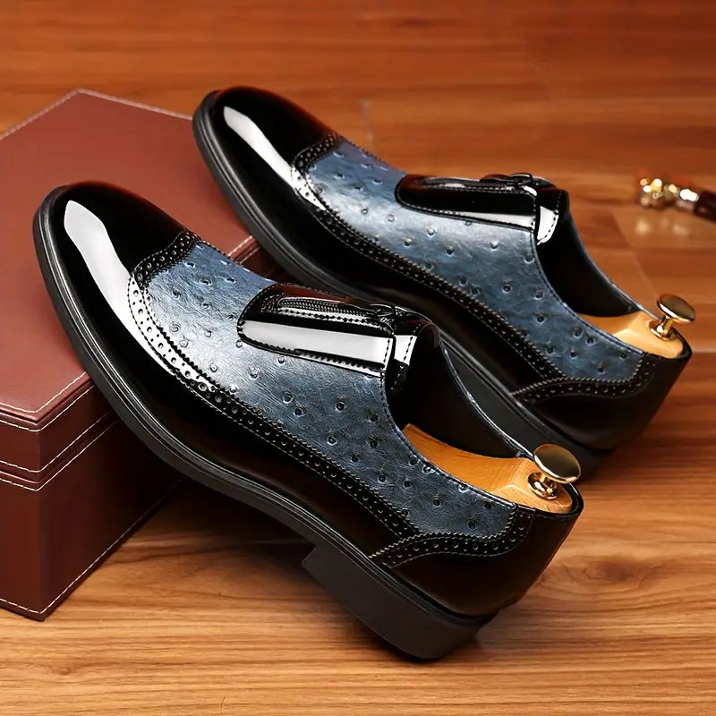 Ostrich Leather Loafers by Ravello