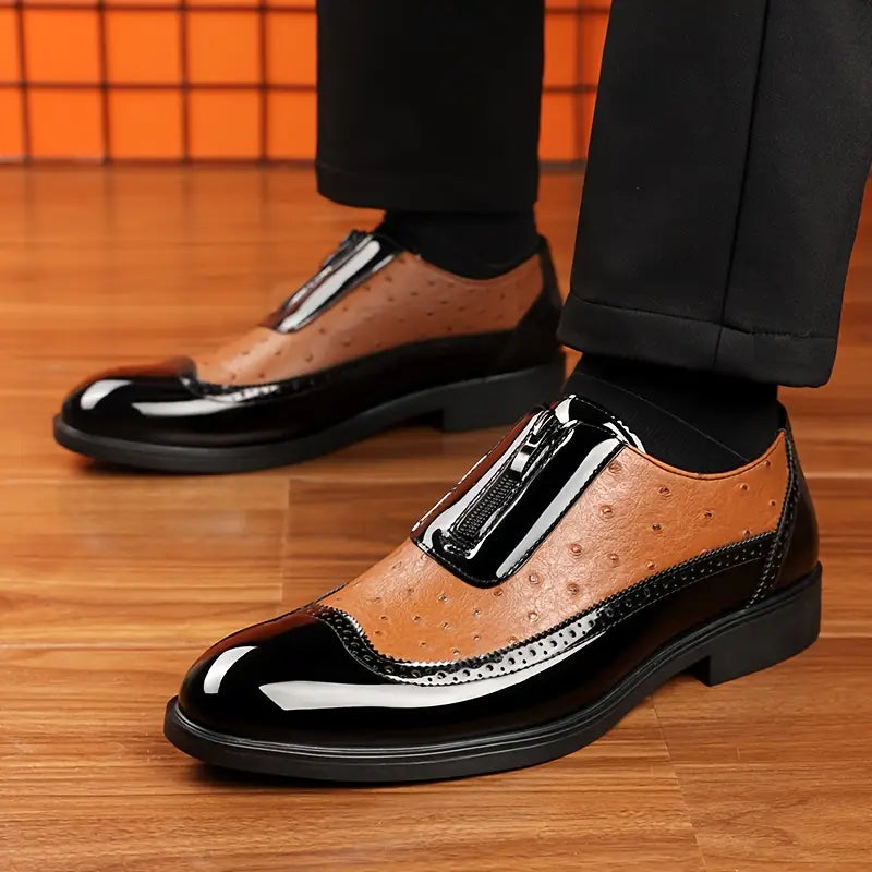 Ostrich Leather Loafers by Ravello