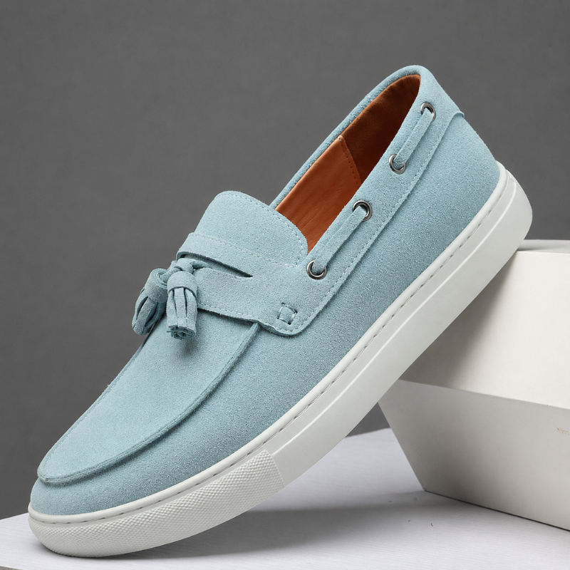 Mayfair Suede Loafers with Tassel Detail