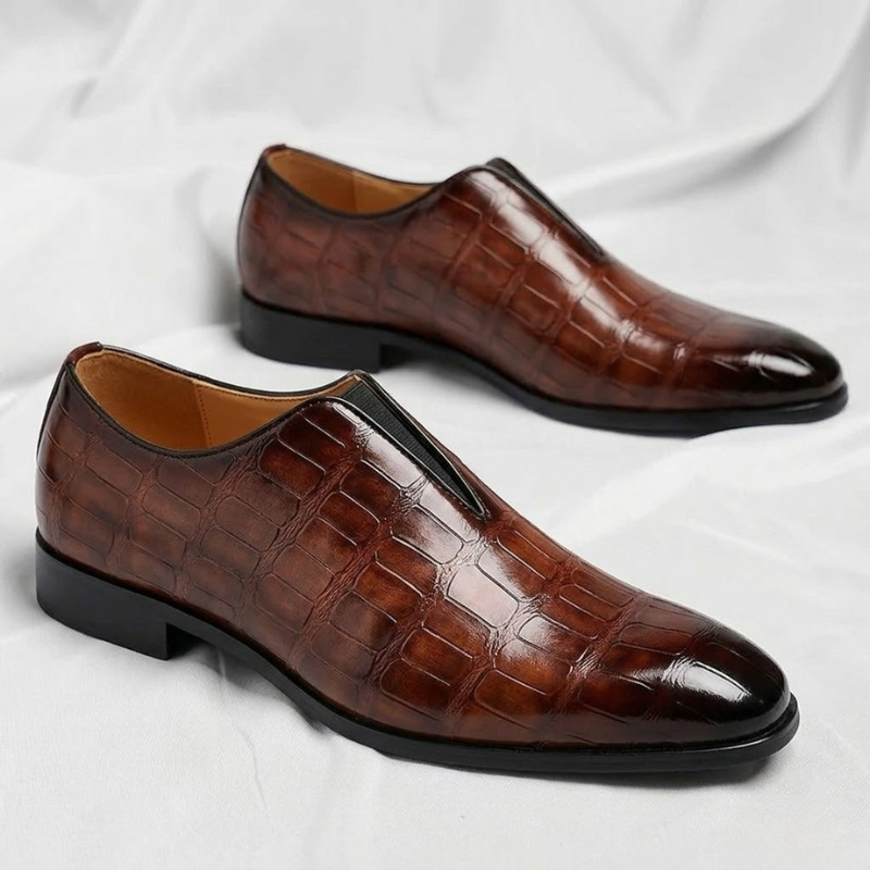 Sorrento Authentic Leather Slip-On Loafers
