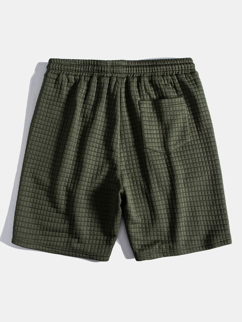 Kangaroo Pocket Waffle Hooded T-Shirt & Shorts