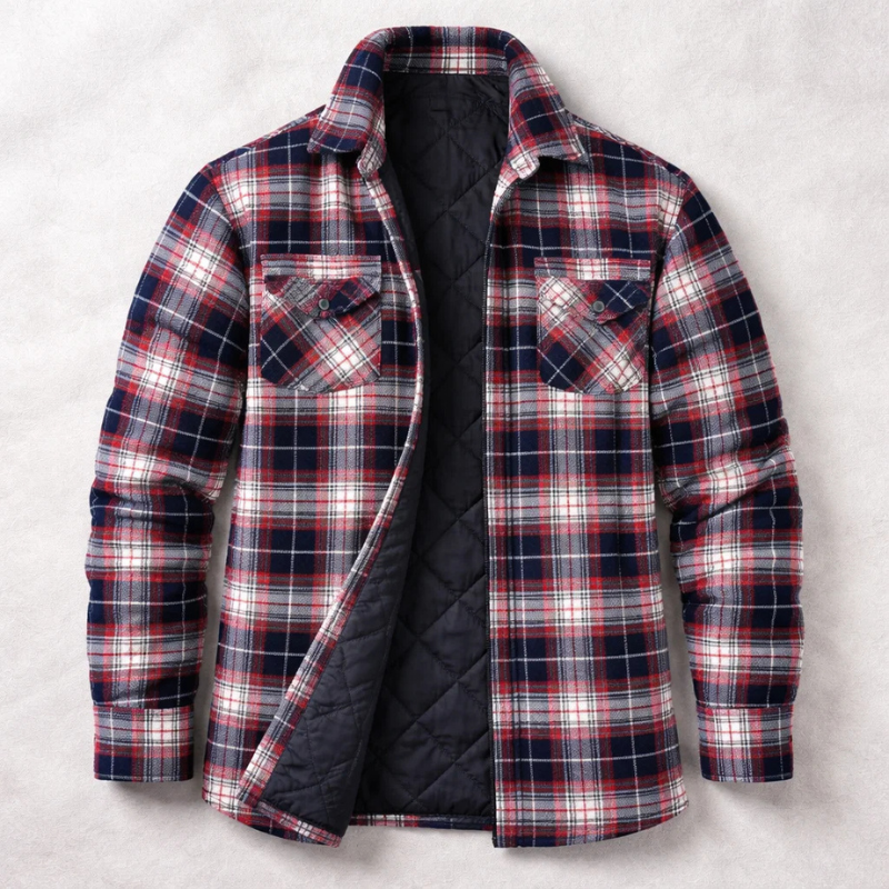 Hudson Plaid Flannel Jacket
